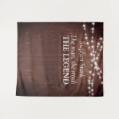 男神伝説の誕生日木製ストリングライト タペストリー (正面(横))