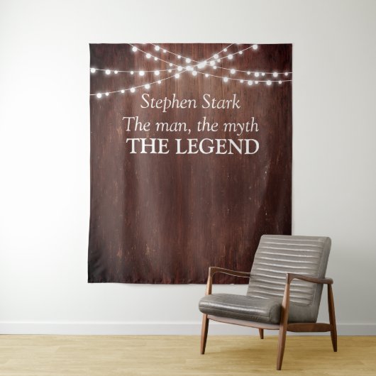 男神伝説の誕生日木製ストリングライト タペストリー (インサイチュ)