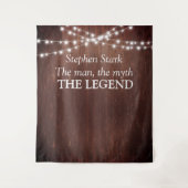 男神伝説の誕生日木製ストリングライト タペストリー (正面)