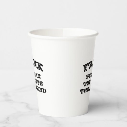 男神話伝説のおもしろいカスタム 紙コップ (左)