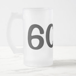 男神話伝説のビアマグは60誕生日の男 フロストグラスビールジョッキ