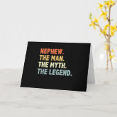 男神話伝説の父の日を甥に カード (黄色い花)