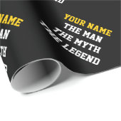 男神話伝説|折り返おもしろいし紙男性へ ラッピングペーパー (ロールコーナー)