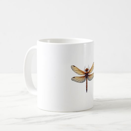 男素晴らし子と女の子のためのトンボの衣装 コーヒーマグカップ (正面左)