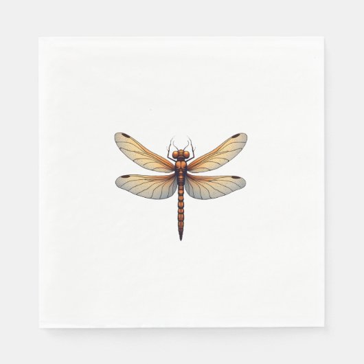 男素晴らし子と女の子のためのトンボの衣装 スタンダードランチョンナプキン (正面)