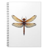 男素晴らし子と女の子のためのトンボの衣装 ノートブック (正面)