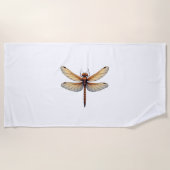 男素晴らし子と女の子のためのトンボの衣装 ビーチタオル (正面)