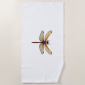 男素晴らし子と女の子のためのトンボの衣装 ビーチタオル (正面)