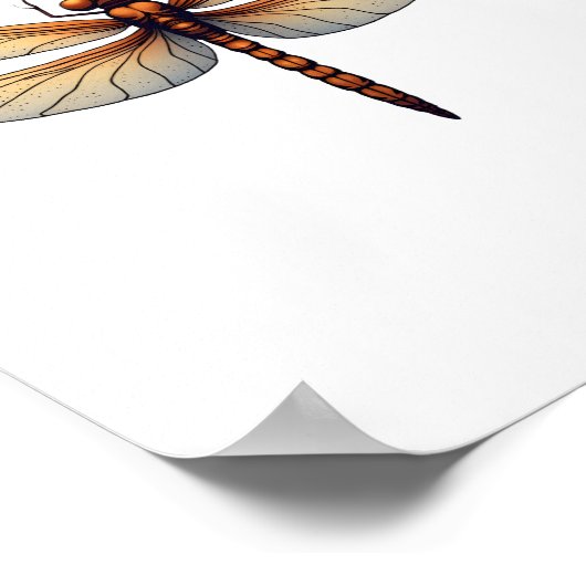 男素晴らし子と女の子のためのトンボの衣装 ポスター (角)