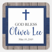 男素朴子の洗礼 スクエアシール (正面)