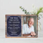 男素朴神話レジェンドサプライズ100誕生日 招待状 (スタンド正面)