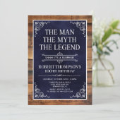 男素朴神話レジェンドサプライズ100誕生日 招待状 (スタンド正面)