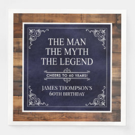 男素朴神話レジェンド60誕生日ネイビーブルー