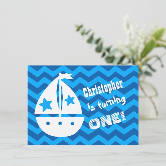 男航海のの子と帆船A01 招待状 (スタンド正面)