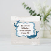 男航海の子の誕生日招待状 招待状 (スタンド正面)