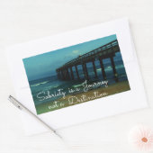 男色は旅の道 長方形シール (封筒)