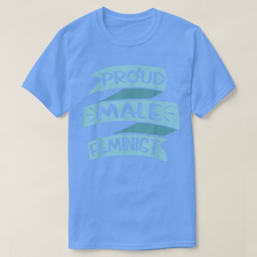 男誇りを持った性フェミニズム女の子の女性の権利フェミニズムF Tシャツ (デザイン正面)