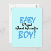 男誇りを持った素晴らしの子Tシャツとギフトのおじいちゃん ポストカード (正面/裏面)