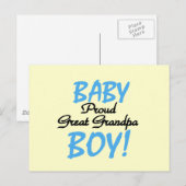 男誇りを持った素晴らしの子Tシャツとギフトのおじいちゃん ポストカード (正面/裏面)