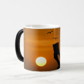 男読の本のリラックス独立自然 モーフィングマグカップ (正面左)