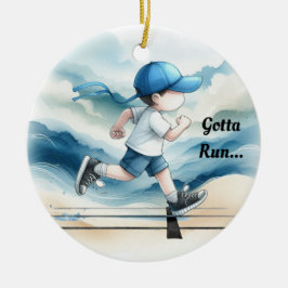 男走の走者記念 セラミックオーナメント