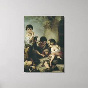 男遊の子のサイコロ, c.1670-75 キャンバスプリント