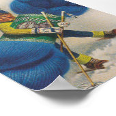 男運の子の糸ヴィンテージ ポスター (角)