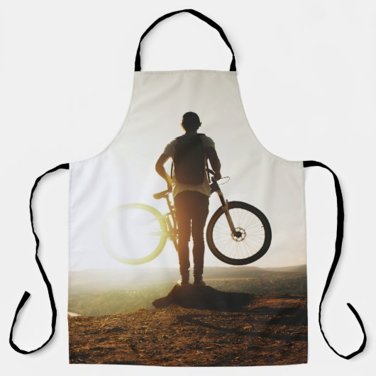 男運の自転車 エプロン (正面)