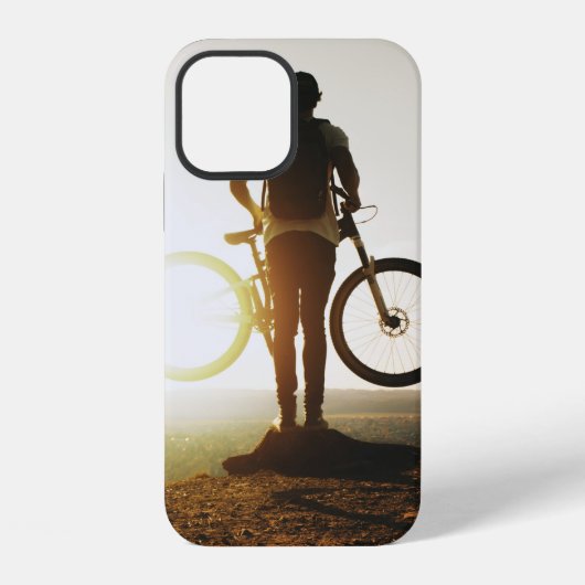 男運の自転車 iPhoneケース (裏面)