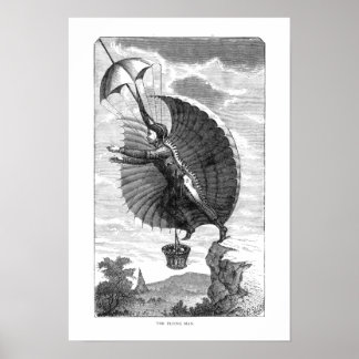 男飛んでいるは ポスター