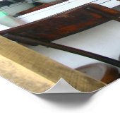 男食べ物の一人で ポスター (角)