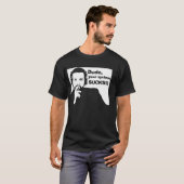 男、あなたのシステム最低-黒 Tシャツ (正面フル)