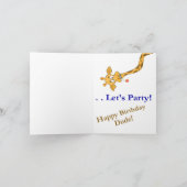 男、それはあなたの誕生日です! カード (内部)