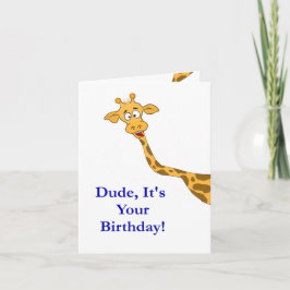 男、それはあなたの誕生日です! カード