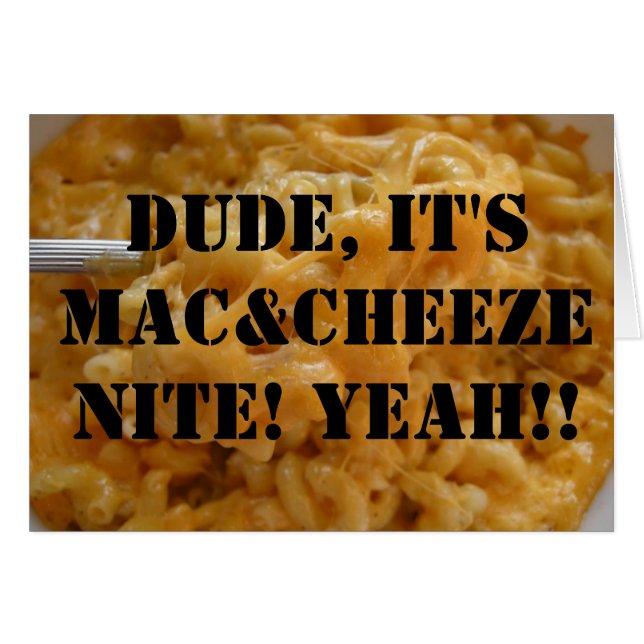 男、それはMac&Cheeze Niteです! ええ!! (正面横)
