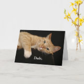 男、 カード (黄色い花)