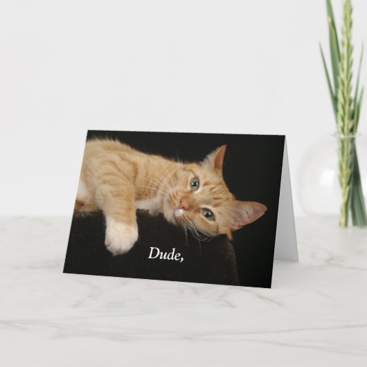 男、 カード (正面)