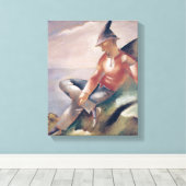 男 キャンバスプリント (インサイチュ (ウッドフロア))