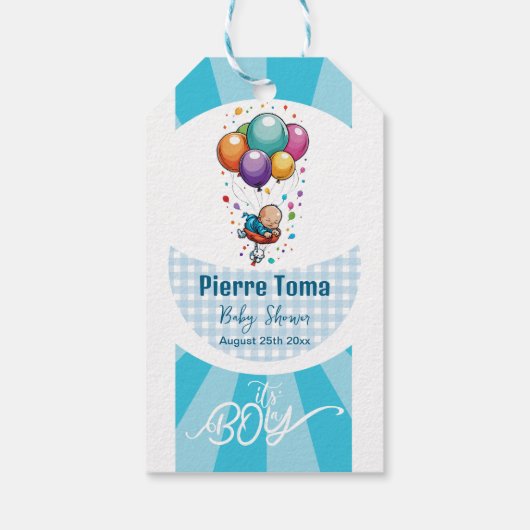 男 ギフトタグ (裏面)