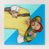 男 ジグソーパズル (横)