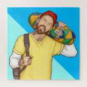 男 ジグソーパズル (縦)