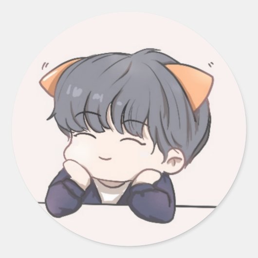 男 ラウンドシール (正面)