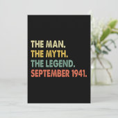 男・伝説・神話 1941年9月 招待状 (スタンド正面)