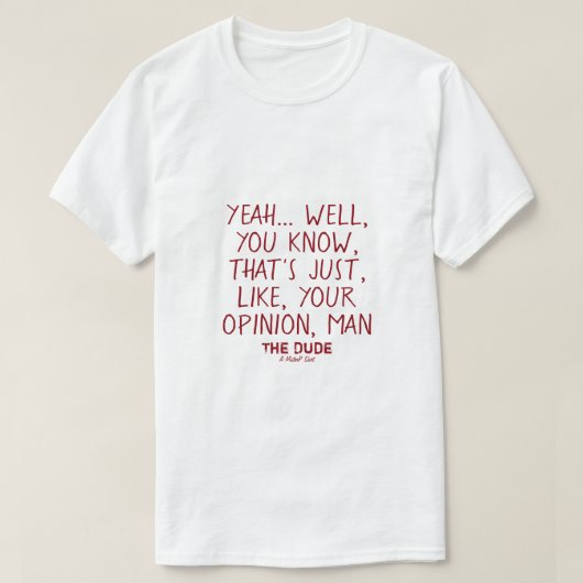 男（君の意見、男）#2 - A MisterP Shirt Tシャツ (デザイン正面)