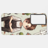 男&女性：サムスンギャラクシーS21ウルトラタフケース SAMSUNG GALAXYケース (左側面)