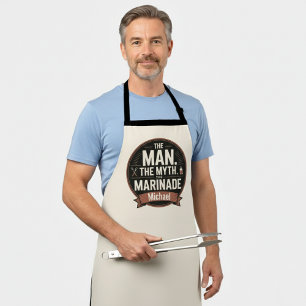 男・神話・マリネード BBQ エプロン