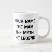 男+神話+伝説の特大マグカップ ジャンボコーヒーマグカップ (右)