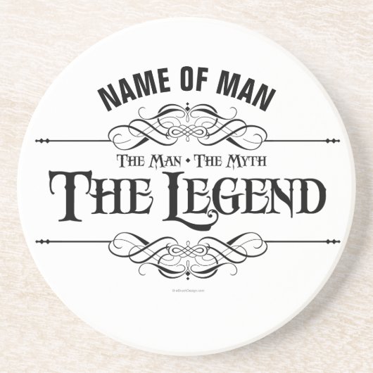 男、神話、伝説 コースター (正面)