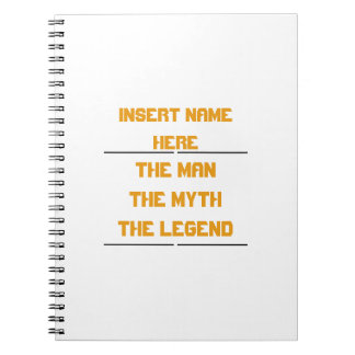 男、神話、伝説 ノートブック