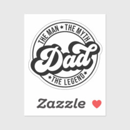 男、神話、伝説、パパ、父親、パパ。 シール